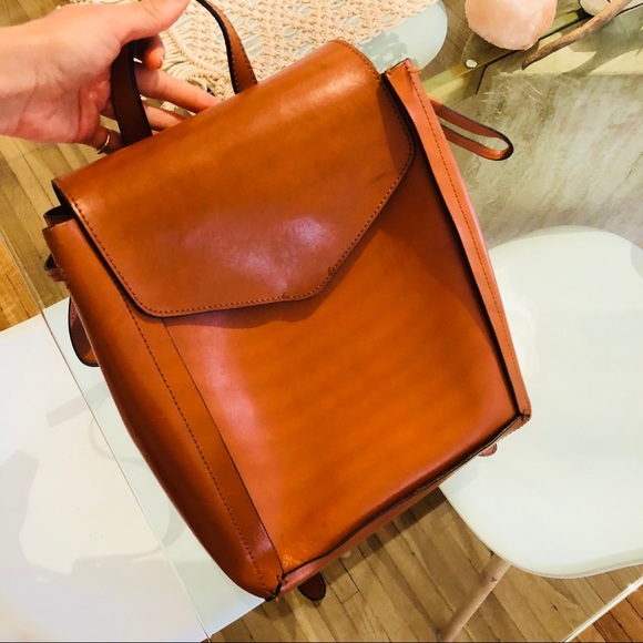 Loeffler Randall Leather Backpack $595 - Picture 2 of 8